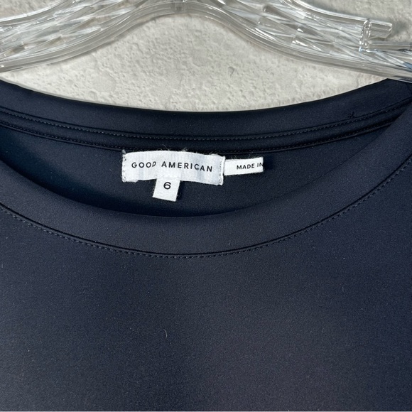 NWT Good American Compression Scuba Long Sleeve Crewneck Bodysuit Sz 3X - Picture 14 of 16